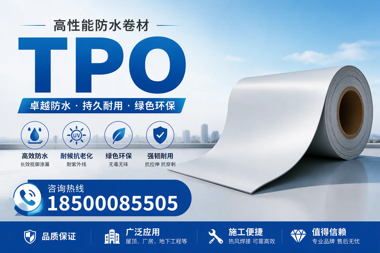 TPO材料的环保特性及其在大连的应用