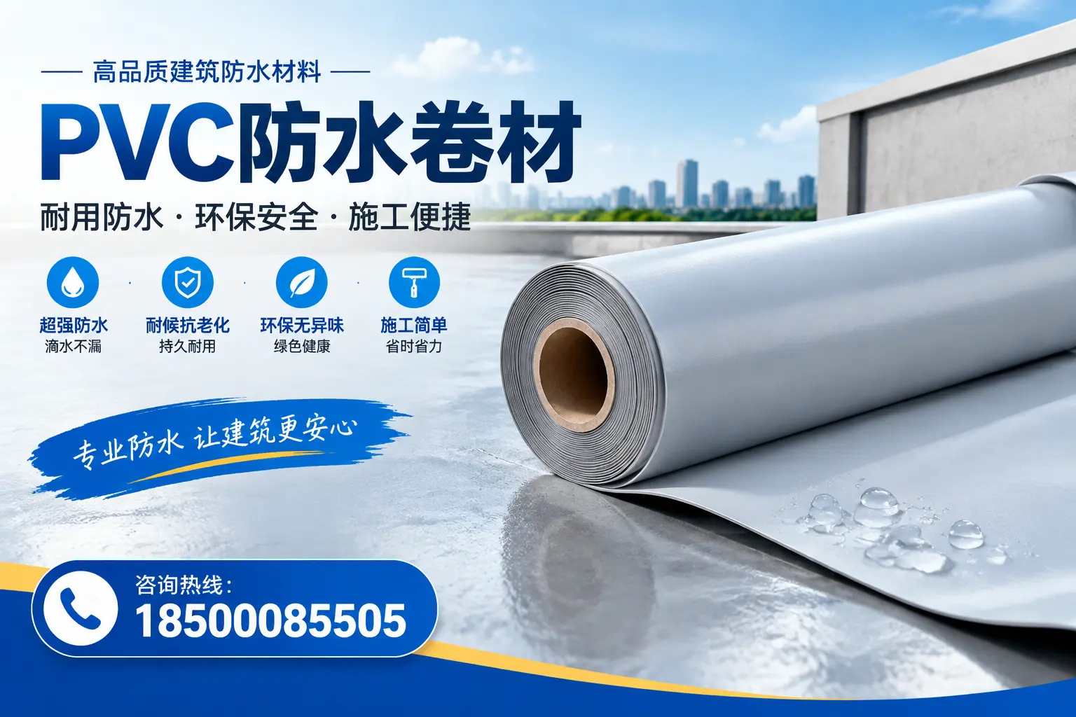 PVC防水卷材选型对比：如何做出明智选择？大连指南