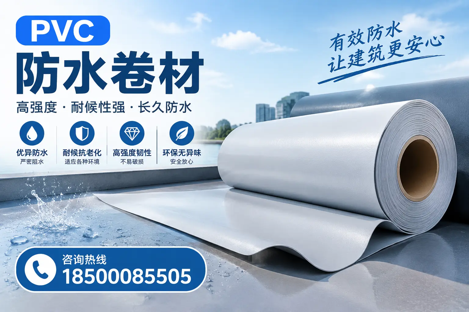 PVC防水卷材的环保特性与可持续发展探讨大连